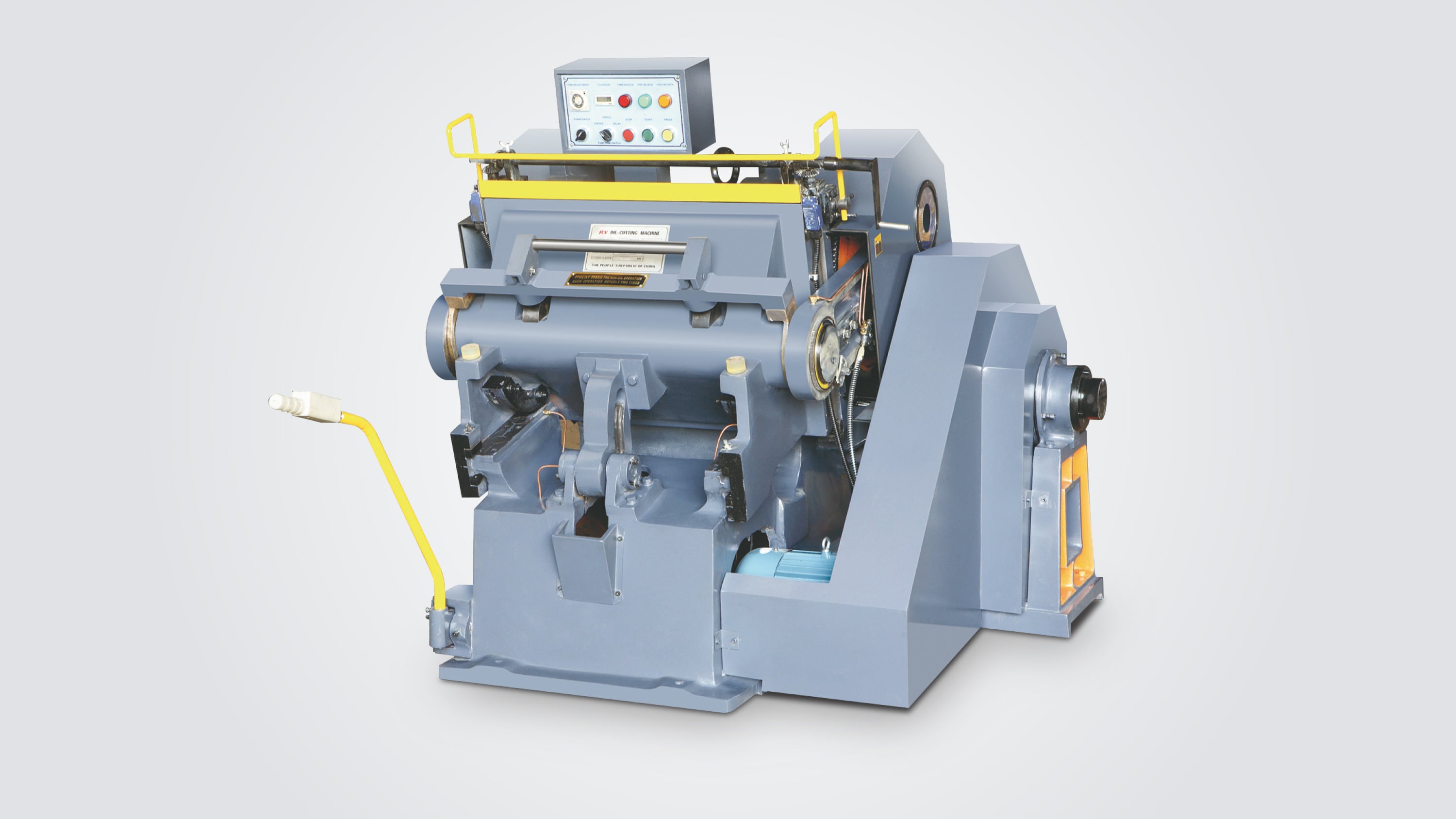 PYQ creasing and cutting press used for platen support