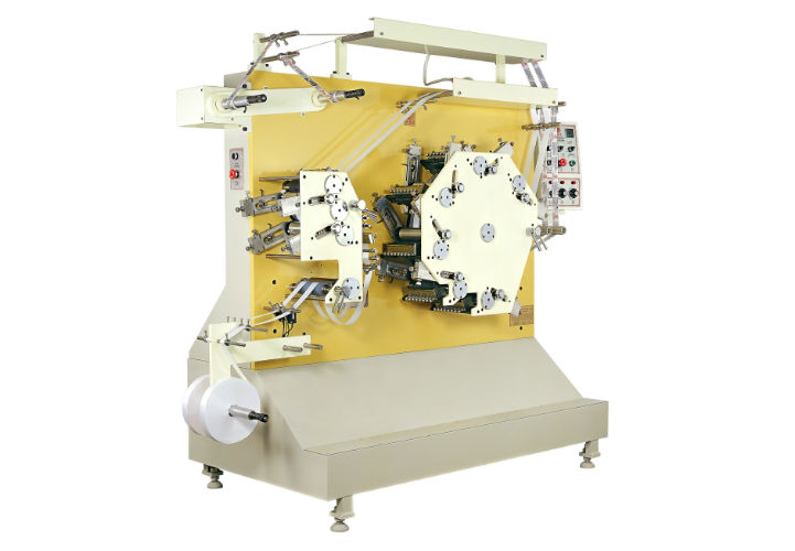 Golden Gear dual-side fabric label press
